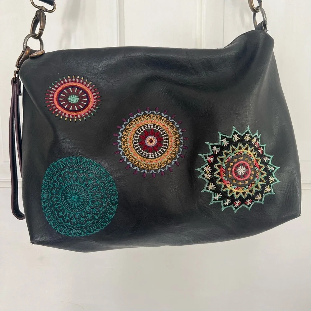 Desigual embroidered convertible bag - Picture 3 of 12